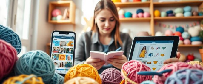 Aprenda crochê rápido com apps grátis hoje