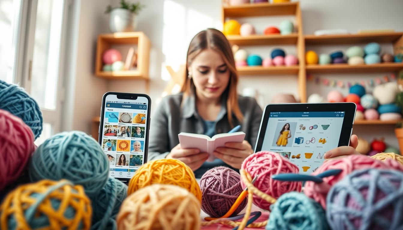 Aprenda crochê rápido com apps grátis hoje