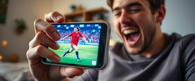 Futebol ao vivo na palma da sua mão agora