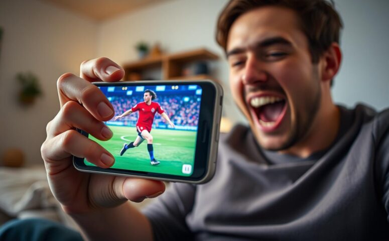 Futebol ao vivo na palma da sua mão agora