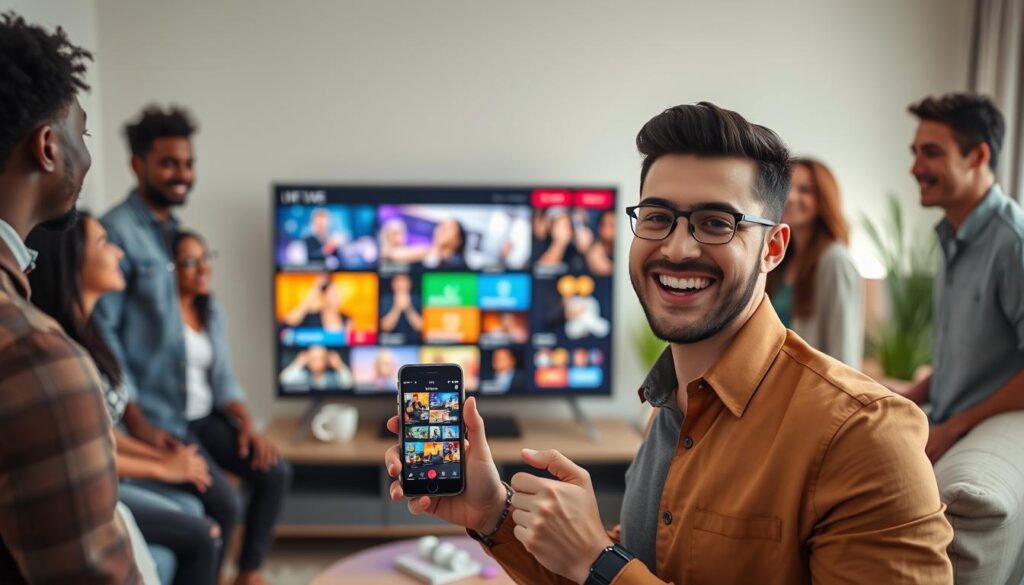 Canais vivo e programas de entretenimento