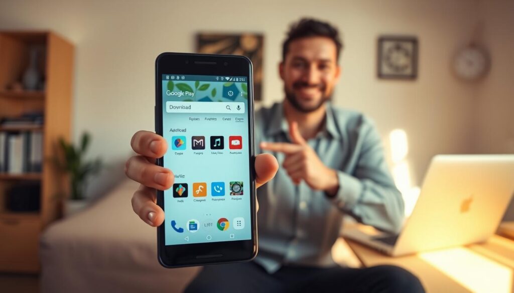Como Baixar Apps no Android