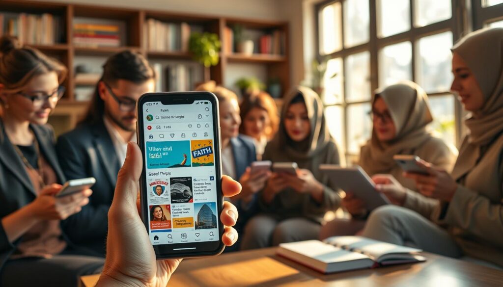 Conteúdos para Redes Sociais e Compartilhamento de Fé Conteúdos para Redes Sociais e Compartilhamento de Fé