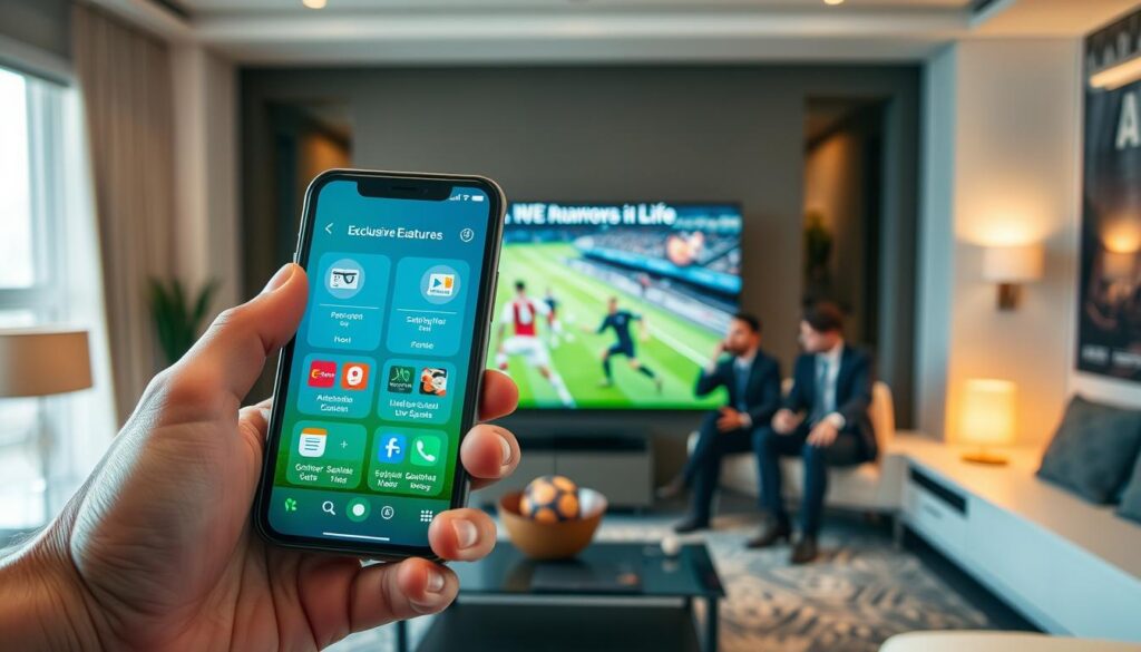 Funcionalidades exclusivas dos apps para transmissão