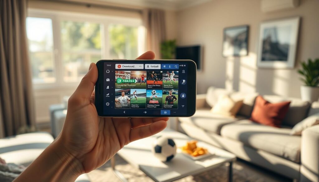 como baixar e instalar aplicativos para assistir jogos ao vivo