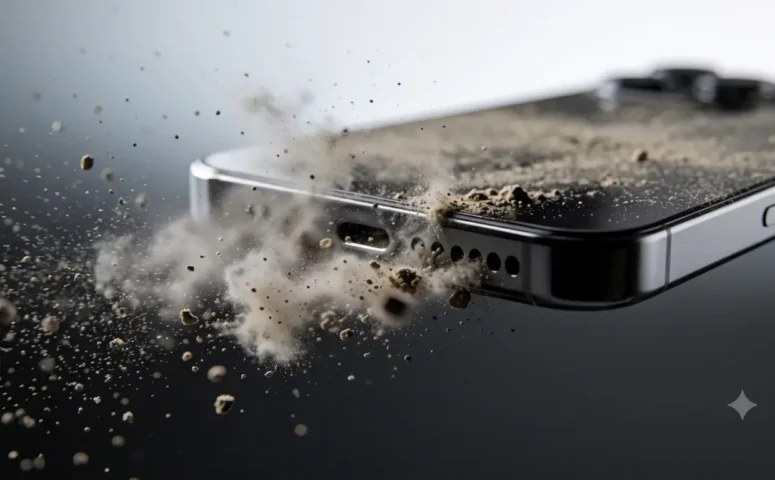 Como Limpar a Poeira do Alto-Falante e o Conector de Carregamento do Celular