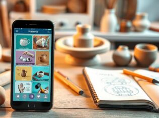 Modele Sua Arte: Apps Gratuitos para Aprender Cerâmica no Celular