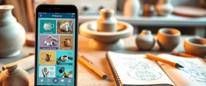 Modele Sua Arte: Apps Gratuitos para Aprender Cerâmica no Celular