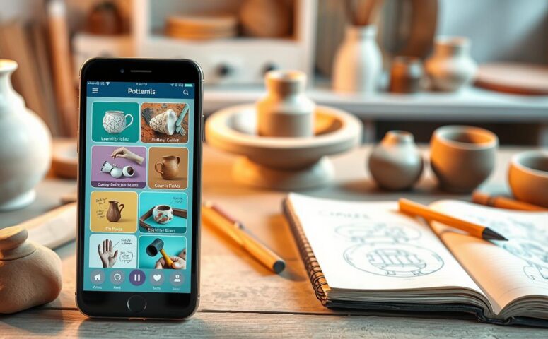 Modele Sua Arte: Apps Gratuitos para Aprender Cerâmica no Celular