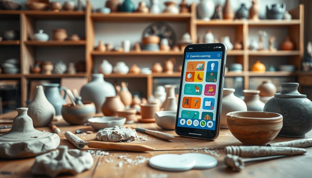 Aplicativos para aprender cerâmica no celular