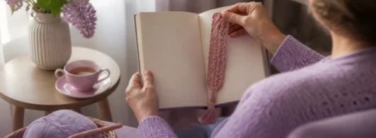 Ponto Baixo de Crochê: Faça o Seu Primeiro Marcapáginas