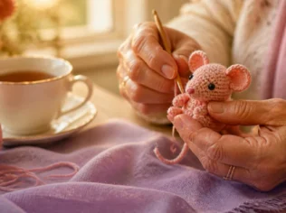 Seu Primeiro Amigurumi: um Ratinho de Crochê Sem Pressa