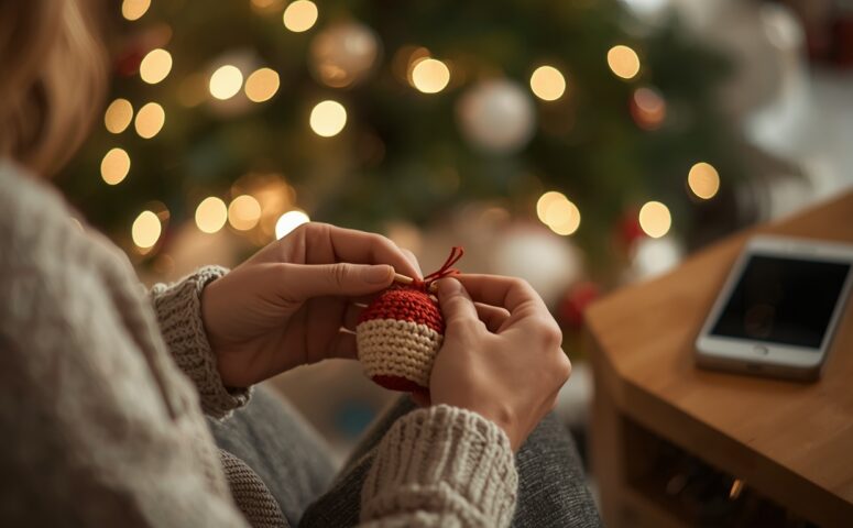 Crochê de Natal: 5 Peças Fáceis para Fazer a Tempo e 3 Apps Grátis