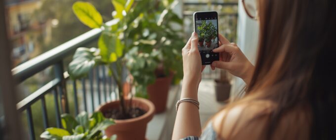 Planta Misteriosa no Vaso? 3 Apps Grátis Revelam o Nome